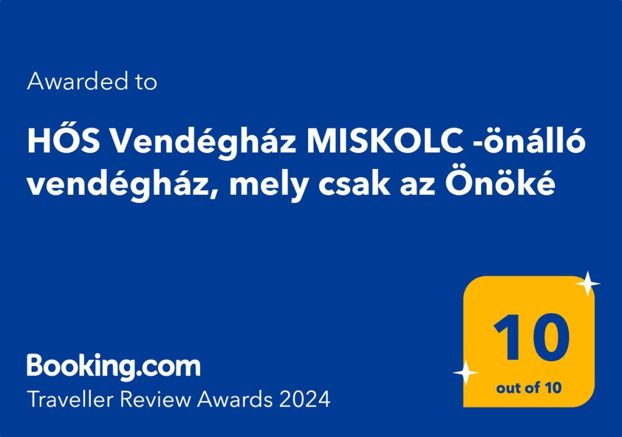 Hos Vendeghaz Miskolc -Oenallo Vendeghaz, Mely Csak Az Oenoeke 외부 사진